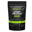 Vegan Sport Protein Powder Sjokolade 20 porsjoner - 30g Plante Basert Protein, VELOSITOL, BCAA, Organiske Grønn og Frukter, Probiotika, Tart Cherry for Post Trening Recovery, Informer Sports Certified Keto