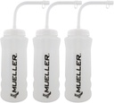 Mueller Quart flaske m/ Straw, naturlig farge m/ svart bokstaver (3-Pack)