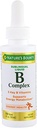 Naturens Bounty B kompleks med B12 Sublingual flytende raskvirkende kosttilskudd 2 ounce