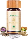 Biogetica Pilesolve Naturlig Herbal Supplement med lakris og Ginger - Ikke-GMO - 100% Vegan Ayurveda Supplement pulver
