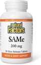 Naturlige faktorer - Samme 200 mg, felles og humør støtte, 30 Enteriske belagte tabletter