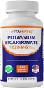 Vitamatic Kalium Supplement, 1020 mg, 240 Vegetable kapsler - Ikke-GMO - Glutenfri - laget i USA