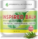 Ekstra styrke Tea Tree Balm for huden - Atletes Fotkrem - Jock Itch Krem for menn og kvinner - Ringorm Krem - Ideell for kløe, tørr hud - rask fungerende lege formulerte Te Tree Foot Cream (2oz)