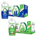 Orgain Clean Protein Shake, Grass Fed Dairy, Vanilla Bean (pakke med 12) og Orgain Organic Nutritional Protein Shake, Jordbær og Krem (pakke med 12)