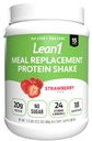 Lean1 måltid erstatning proteinshake, jordbær flavor, 15 servering tub