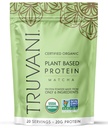 Truvani Vegansk Era Protein pulver | Matcha | 20g Organisk Plante Basert Protein | 20 Serveringer | Keto | Gluten & Dairy Gratis | Lavkarbohydrat | Nei tilsatt Sukker