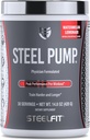 SteelFit stålpumpe | Avansert pre trening pulver og nitric oksid Supplement | vannmelon sitronade, 30 serveringer | for muskelbygging og gjenoppretting | laget med Peak ATP, Ashwagandha, & Electrolytes
