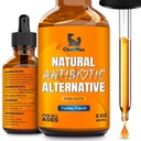Antibiotika for katter i dråper – Сat respiratorisk infeksjonsbehandling: kulde, hoste og allergier – Cat UTI behandling med Tyrkia Flavor – kan støtte Hips & Joints – Korrekt for alle aldre og avler – 2 Oz