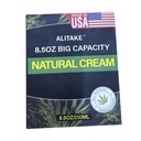 8,5 oz naturlig krem, stor kapasitet - naturlig formel - absorber raskt