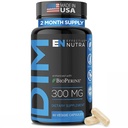 EFFEKTIV NUTRA Dim Supplement 300mg med BioPerine - Ekstra styrke Estrogen Blocker for menn og kvinner - Hormon & Metabolisme Support - 2 måneders forsyning