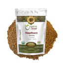 Organic Way Hawthorn Berry Powder (Crataegus monogyna) - Europeisk Wild-Harvest  Organic Organic & Kosher Certifisert | Vegansk | Ikke GMO & Glutenfri | USDA Certifisert | Opprinnelse - Albania (1/4 LBS / 4 Oz)