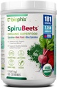 Biophix Organic SpiruBeets 2.2 lbs Sprurulina - Beet Root - Protein-Rich Næringsmiddel-Dense Superfood pulver - rik på nitrogenoksid