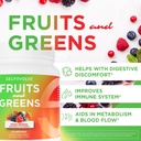 Frukt og grønn økologisk probiotiske pulver: 30 serveringer for menn og kvinner. Vegan med 10 milliarder CFUs, Spirulina, Kale, Spinat, Klorella, Elderbær, Digestive Enzymes - Probiotika