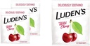 Ludens Wild Cherry Throat dråper, pakke med 2, 90 dråper hver for Sore Throat Relief