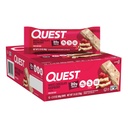Quest ernæring-høy protein, lav carb, glutenfri, ketovennlig, 12 greve hvit sjokolade bringebær