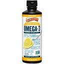Barlean omega 3 Fish Oil flytende kosttilskudd for menn og kvinner, sitron crème, 1080 mg Omega 3 EPA og DHA fettsyre, 16 oz