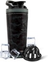 Isshaker isolert rustfritt stål Shaker flaske | 26oz, svart camo | kaldt i 30+ timer | Isolert kopp med Twist-on Agitator | Odor-fri flaske for proteinshakes, vann, smoothies, cocktails