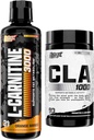 Nutrex forskning flytende karnitin 3000 - CLA 90 myk geler - 1000mg konjugert linoleic syre aktiv blanding fra saflower olje