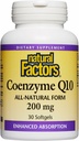 Naturlige faktorer Coenzym Q10 - Antioksidant støtte Supplement støtter Cellular Energy Produksjon - bedre absorpsjonshjelpemidler sunn hjertefunksjon - 200 mg, 30 Softgels (30 Serveringer)