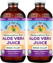 Lily Of The Desert Organic Aloe Vera Juice, Indre Fillet, 16 Fluid Ounce (Pack of 2)