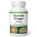 Naturlige faktorer Chewable Ginger 500Mg, 90 CT