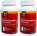 Member's Mark 500mg Extra Styrke Acetaminophen MegaSize 2Pack (600 greve hver) 7hm2Dcs