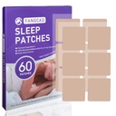 Sleep lapper, søvn lapp for voksne, Premium ingredienser oppgradert 60 lapper sett, enkel å påføre og behagelig
