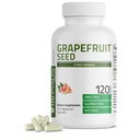 Bronson Grapefruktfrø ekstrakt 500 MG per servering Citrus Paradisi støtter immun helse og hjelper opprettholde en sunn gastrointestinal Tract - ikke-GMO, 120 vegetariske kapsler