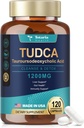 Totaria TUDCA Bile Salts Liver Support Supplement 1200mg, 120 kapsler, 1 pakke-lever støtte, lever helse, Gallbladder kosttilskudd, Glutenfri