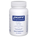 Ren innkapslinger CoQ10 120 mg - Coenzym Q10 Supplement for hjertehelse, energi, antioksidanter, hjerne- og minnehelse - Cellular Health, kognisjon og kardiovaskulær støtte* - 120 Kapsler