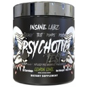 Insane Labz Psykotisk test, høy stimul testosteron energi og pumpe øker pre-workout pulver med DMAE Bitartrat, D Aspartic Acid, Creatine HCL og Glycerol Monostearate, 30 serveringer, sitron Lime