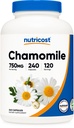 Nutricost Kamille 750 mg, 240 Vegetariske kapsler, 120 Services - Ikke-GMO, Glutenfri