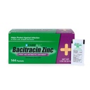 CareAll Bacitracin Antibiotika Zink Ointment (144 Pack), 0,9gr Foil Packet. Førstehjelpsovnen som hindrer infeksjoner for mindre kutt, scrapes og brenner