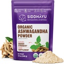 Siddhayu Organic Ashwagandha pulver - 12 oz