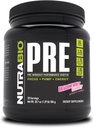 NutraBio PRE Trening pulver - gammel formel-utnyttbar energi, mental fokus, utholdenhet - Beta Alanine, kreatin, koffein, elektrolytter - 20 serveringer - Dragonfrukt Candy