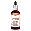 Myrra flytende ekstrakt, økologisk myrra (Commiphora myrra) Tinkture Herbal Supplement, Hawaii Pharm, laget i USA, 2 floz