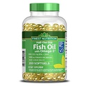 Walgreens (tidligere fineste ernæring) Halv-The-Size Fish Oil 1200 mg Softgels 200.0ea