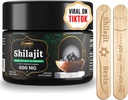 Sennasi 600 MG Shilajit Resin - Shilajit Supplement med Fulvic Acid & 85+ Spor Mineraler for energi, immunitet, Hjernekraft, 30 gram