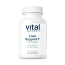 Vital næringsstoffer lever støtte II med Picrorhiza, Melk Thistle og Curcumin | Vegansk Supplement | Herbal kombinasjon for å støtte sunn leverfunksjon* | Gluten, Dairy og Soya Gratis | 60 kapsler