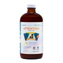 LIQUIDHEALTH oppmerksomhet flytende multivitamin for barn og tenåringer - Forbedrer minneoppbevaring, konsentrasjon, fokus, humør, avslapning og beroligende - laget i USA, stor smak, vegansk, sukkerfri (16 oz)