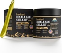 Himalaya Shilajit Resin - høy styrke, 1100 MG Himalaya Extract, 75%+ Fulvic Acid, energi, velvære og immunitetsstøtte, 85+ Spor Mineraler, Lab Testet, 50g Jar, 46 Serveringer