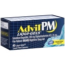 Advil PM Liqui-Gels smerte nattesøvn, 40 Liqui-Gels (pakke med 2)