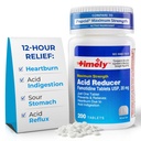 Tidlig syre Reduserer Famotidin 20 mg - Anatcid Acid Reflux medisin for Heartburn Relief og syreforedling symptomer - 200 tabletter