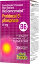 Naturlige faktorer Biokoenzymerte Pirodoxal 5'-fosfat 50mg 30 VCaps