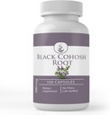 Pure Original Ingredienser Svart Cohosh Root, (100 kapsler) Alltid ren, Ingen tilsetningsmidler eller fyllstoffer, Lab verifisert