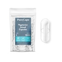 PureCaps USA - Tomt Vegetarisk Vegan Pill Capsules Størrelse 2| 1000 Registrert | SLS, Gluten, Preservativ Gratis