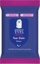 ANGELS’ EYES Ansikt, Øye & Paw Rensing & Tear Stain Wipe, Stor 4 \"x7\" Hypoallergenic Dog & Cat Wipes, Redusere Tear Stains, Dirt, og utlading, Fragrance Free, 40 greve