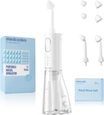 Neti Pot Sinus rensing, Cordless Nasal Irrigation System Nasal rensing Flaske rengjøringsmaskin, Elektrisk Sinus Rinse System Kit for Sinus Relief & Nasal Care 30 Salt Pods (Stor)