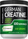 Fitness Labs Tysk Kreatin Monohydrat pulver | 500 gram | Creapure Fitness Supplement | for menn og kvinner | Unflavored | 100 serveringer
