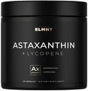 Astaxanthin 24mg + Lycopen 50mg klinisk styrke karotenoider Hud Supplement v. 100% naturlig fra MicroAlgae - beste Astaxanthin kosttilskudd for hud helse & grise - Astaxantina